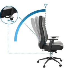 VITORO ECO - Profi Chefsessel Schwarz