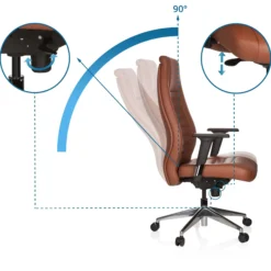 VITORO - Profi Chefsessel Braun