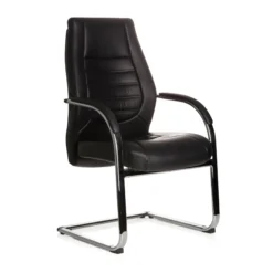 VITORO V - Freischwinger Schwarz