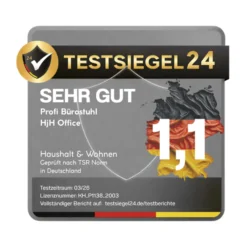 Vivadapt - Profi Bürostuhl Schwarz