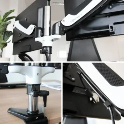 VM-MG2S - Monitorhalterung Weiß/Schwarz