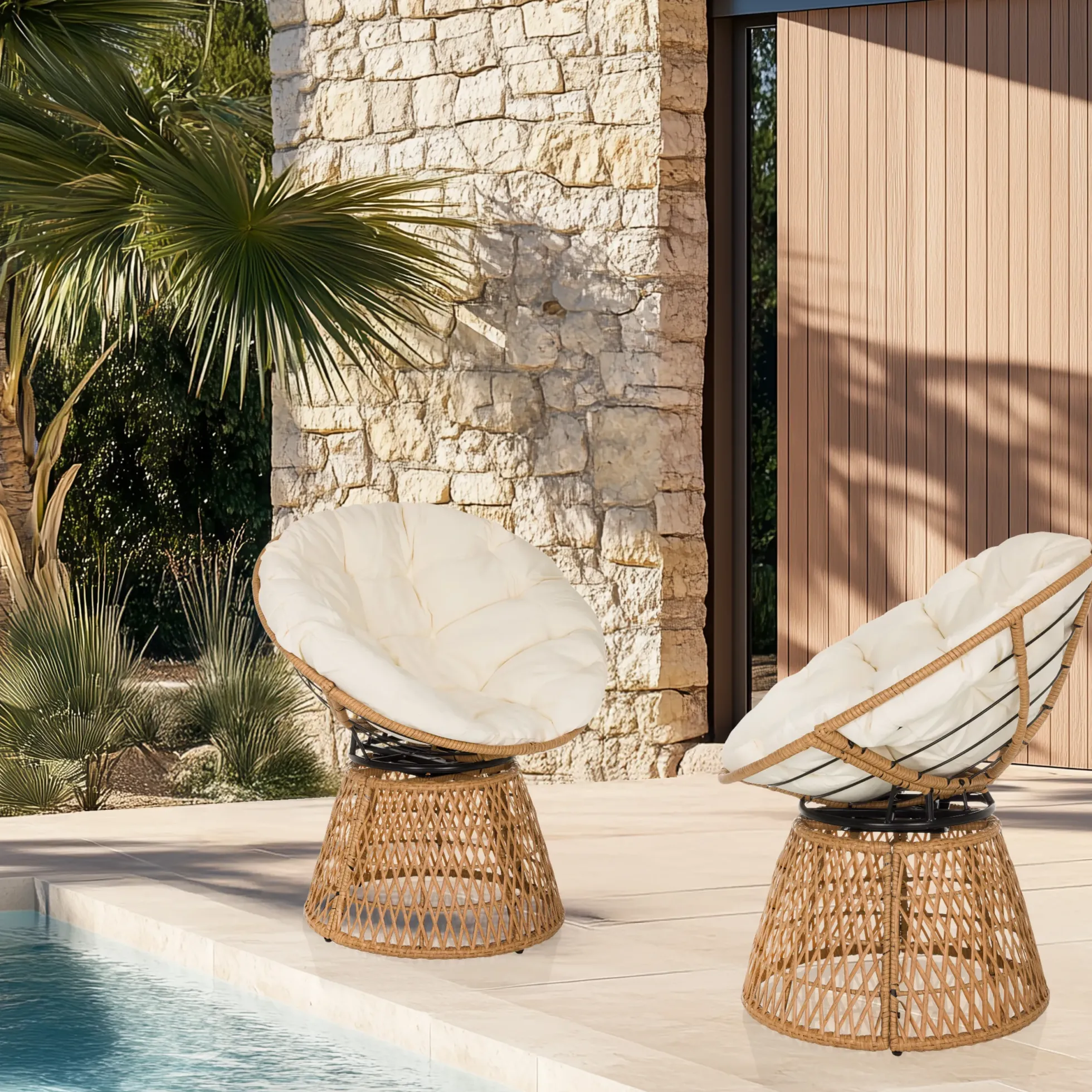 WEAVORA - Outdoor Stuhl Beige