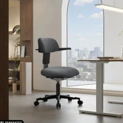 WORK 40 - Arbeitsstuhl Dunkelgrau