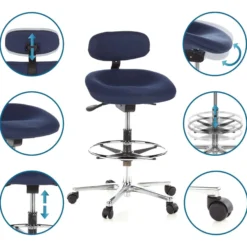 WORK MF - Counterstuhl Blau