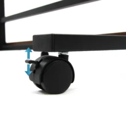 WORKSTATION II | 80x50 - Stehschreibtisch Schwarz/Walnuss