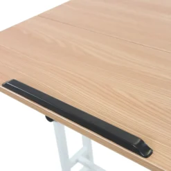 WORKSTATION I | 80x60 - Stehschreibtisch Weiß/Eiche