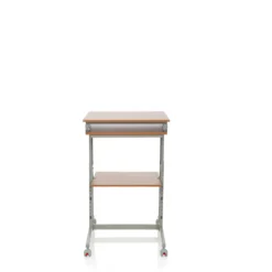 WORKSTATION | 60x50 - Stehschreibtisch Buche/Grau