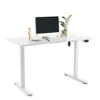 Worktime | 120x60 - Elektrisch höhenverstellbarer Schreibtisch Weiß
