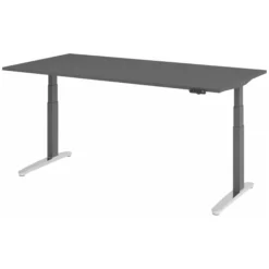 XBHM 2E GC | 200x100 | Schreibtisch elektrisch höhenverstellbar 200 x 100 elektrisch höhenverstellbar Graphit