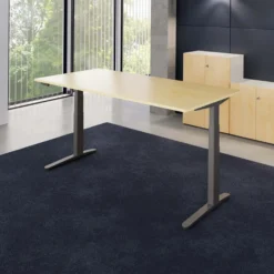 XBHM 2E GG | Schreibtisch 200 x 100 elektrisch höhenverstellbar Grau