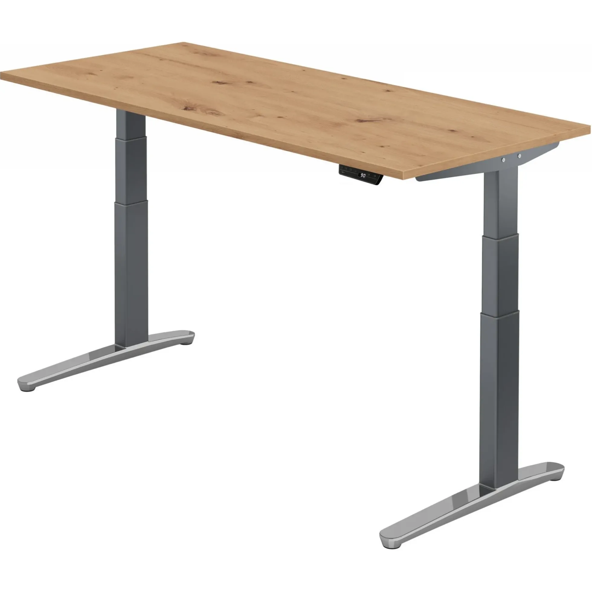 XBHM 19 GC | Schreibtisch 160 x 80 elektrisch höhenverstellbar Asteiche