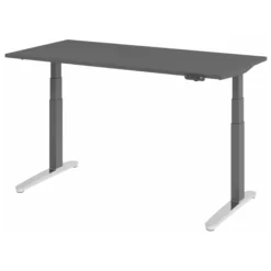 XBHM 16 GC | Schreibtisch 160 x 80 elektrisch höhenverstellbar Graphit
