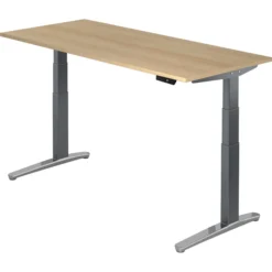 XBHM 19 GC | Schreibtisch 180 x 80 elektrisch höhenverstellbar Eiche