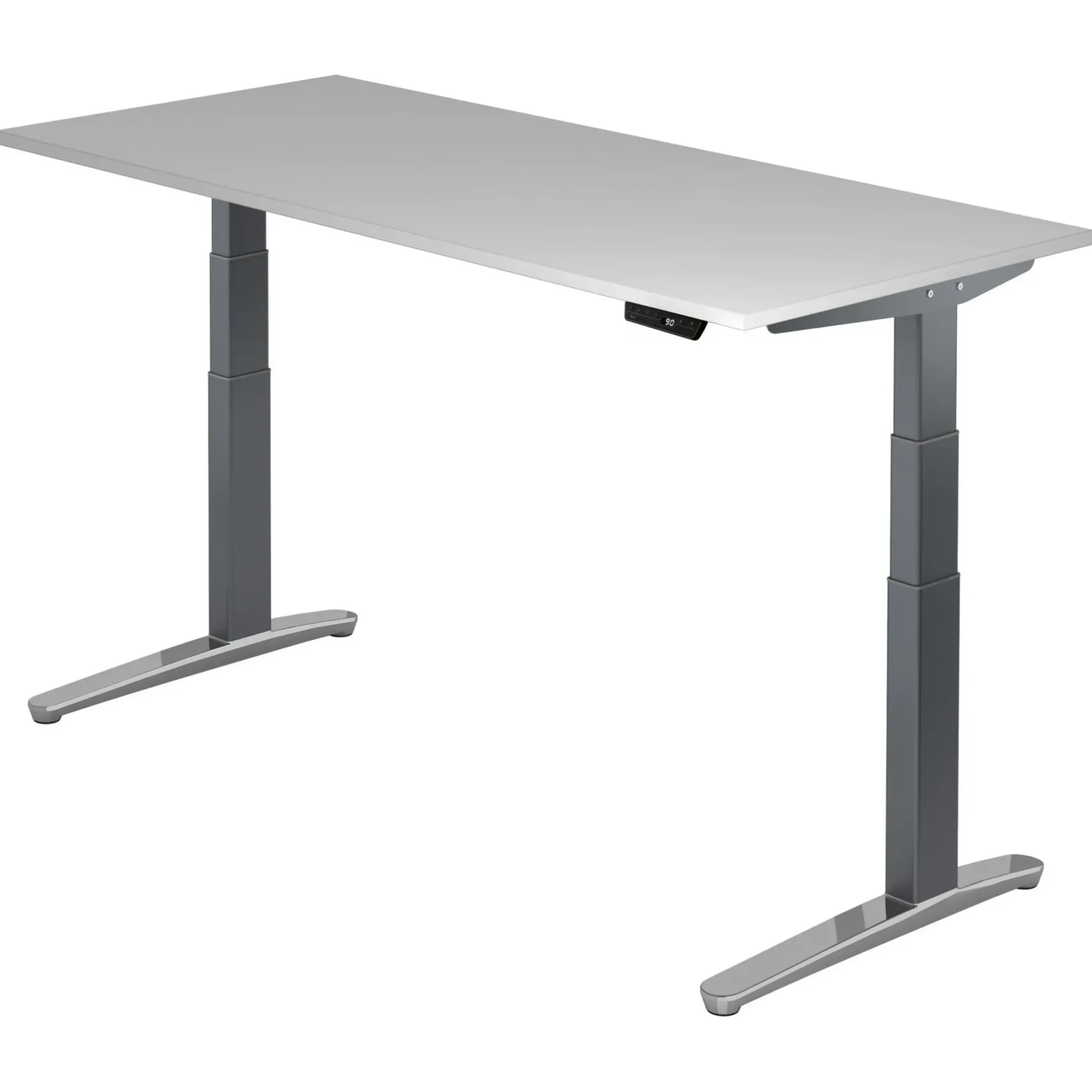 XBHM 19 GC | Schreibtisch 180 x 80 elektrisch höhenverstellbar Grau