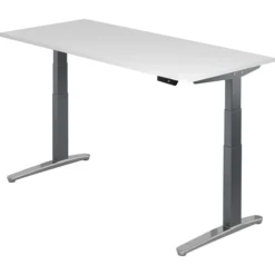 XBHM 19 GC | Schreibtisch 180 x 80 elektrisch höhenverstellbar Weiß