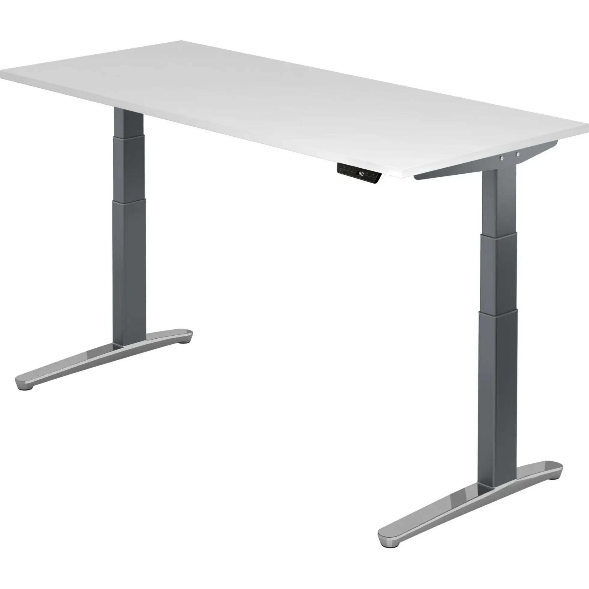 XBHM 19 GC | Schreibtisch 180 x 80 elektrisch höhenverstellbar Weiß