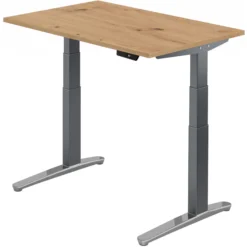 XBHM 12 GC 120 x 80 elektrisch höhenverstellbar Asteiche