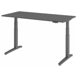 XBHM 16 GG | Schreibtisch 160 x 80 elektrisch höhenverstellbar Graphit