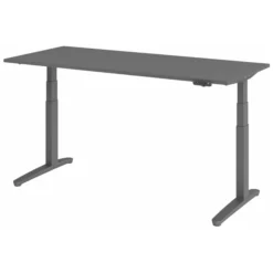 XBHM 19 GG | Schreibtisch 180 x 80 elektrisch höhenverstellbar Graphit