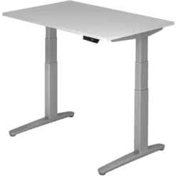 XBHM 12 SS | Schreibtisch 120 x 80 elektrisch höhenverstellbar Grau