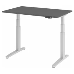XBHM 12 SS | Schreibtisch 120 x 80 elektrisch höhenverstellbar Graphit