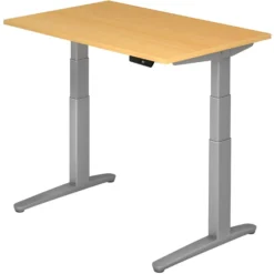 XBHM 12 SS | Schreibtisch 120 x 80 elektrisch höhenverstellbar Buche