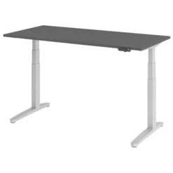 XBHM 16 SS | Schreibtisch 160 x 80 elektrisch höhenverstellbar Graphit