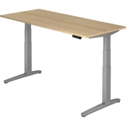 XBHM 19 SS | Schreibtisch 180 x 80 elektrisch höhenverstellbar Eiche