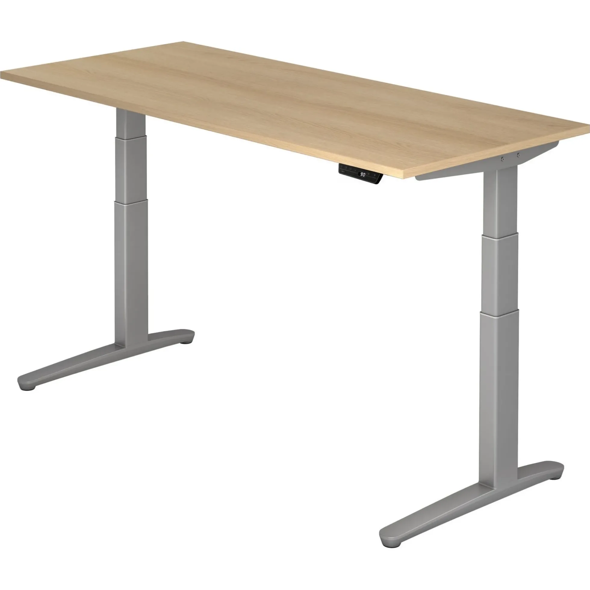 XBHM 19 SS | Schreibtisch 180 x 80 elektrisch höhenverstellbar Eiche