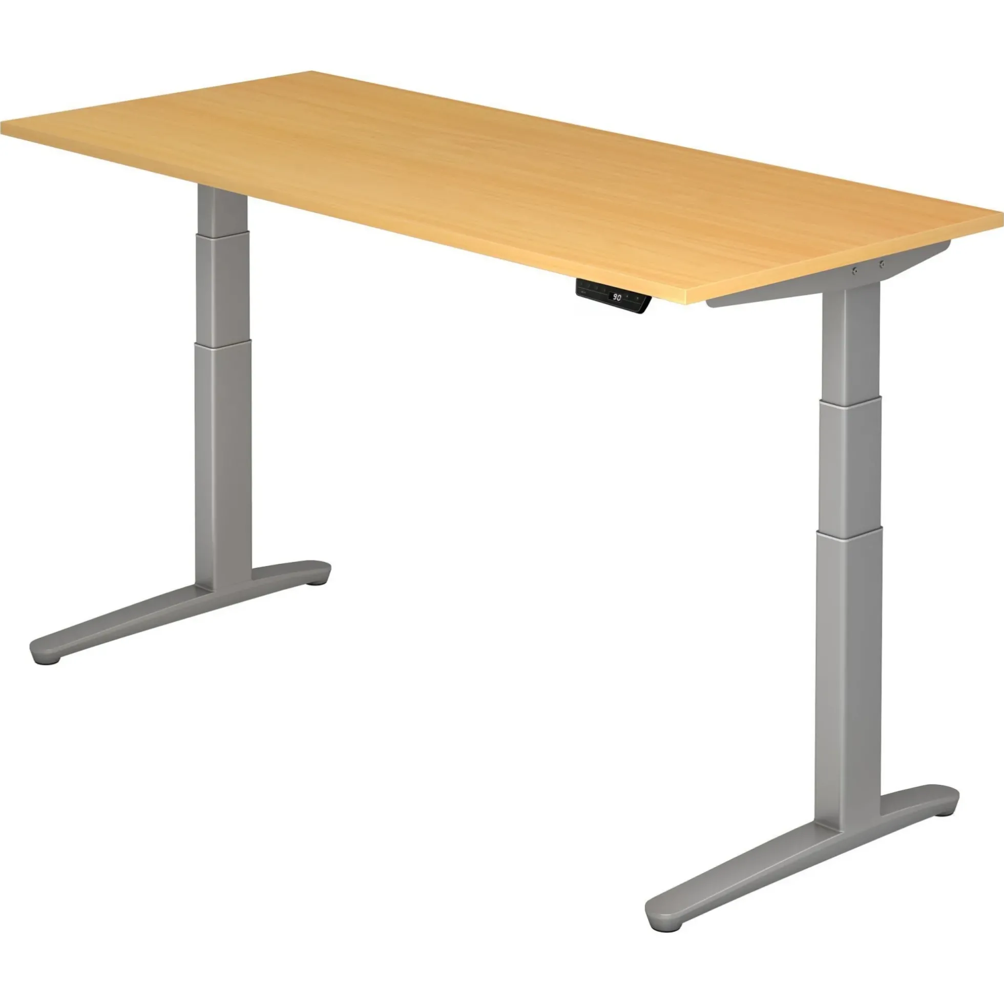 XBHM 19 SS | Schreibtisch 180 x 80 elektrisch höhenverstellbar Buche