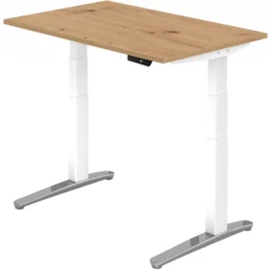 XBHM 12 WC | Schreibtisch 120 x 80 elektrisch höhenverstellbar Asteiche