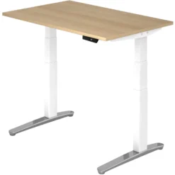 XBHM 12 WC | Schreibtisch 120 x 80 elektrisch höhenverstellbar Eiche