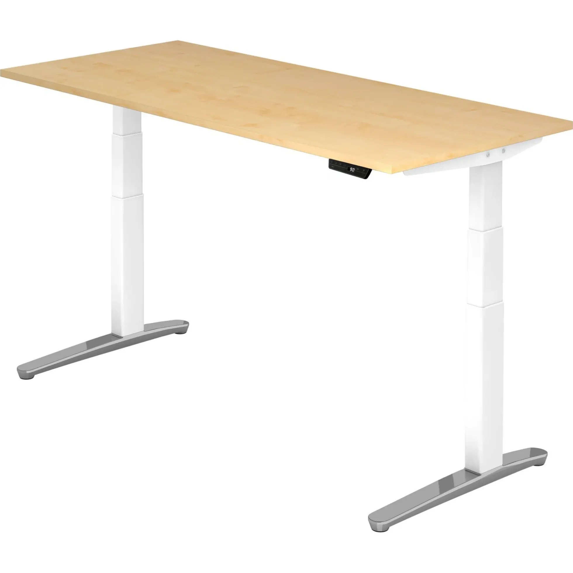 XBHM 19 WC | Schreibtisch 180 x 80 elektrisch höhenverstellbar Ahorn