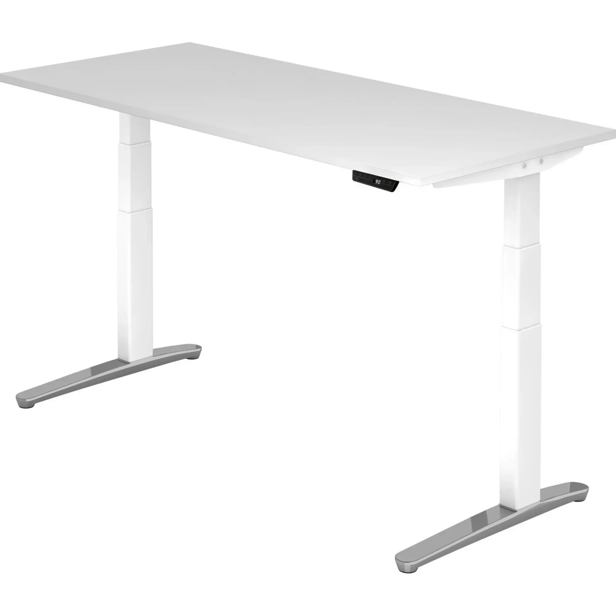 XBHM 19 WC | Schreibtisch 180 x 80 elektrisch höhenverstellbar Weiß