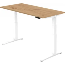 XBHM 16 WW | Schreibtisch 160 x 80 elektrisch höhenverstellbar Asteiche
