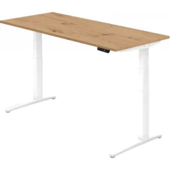 XBHM 19 WW | Schreibtisch 180 x 80 elektrisch höhenverstellbar Asteiche
