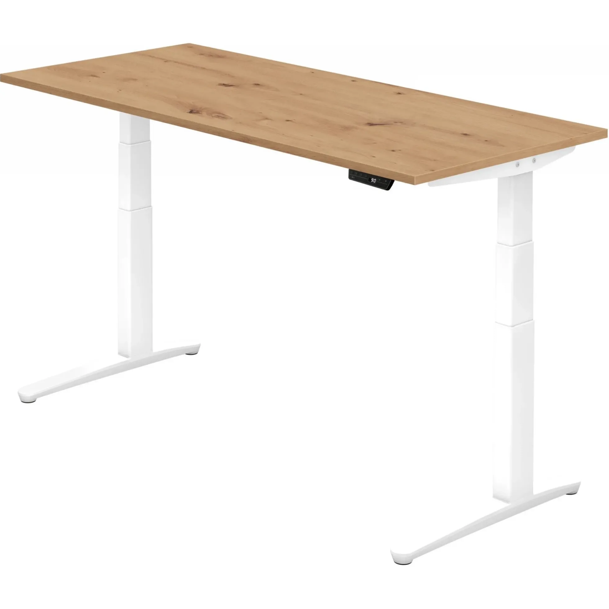 XBHM 19 WW | Schreibtisch 180 x 80 elektrisch höhenverstellbar Asteiche
