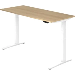 XBHM 19 WW | Schreibtisch 180 x 80 elektrisch höhenverstellbar Eiche