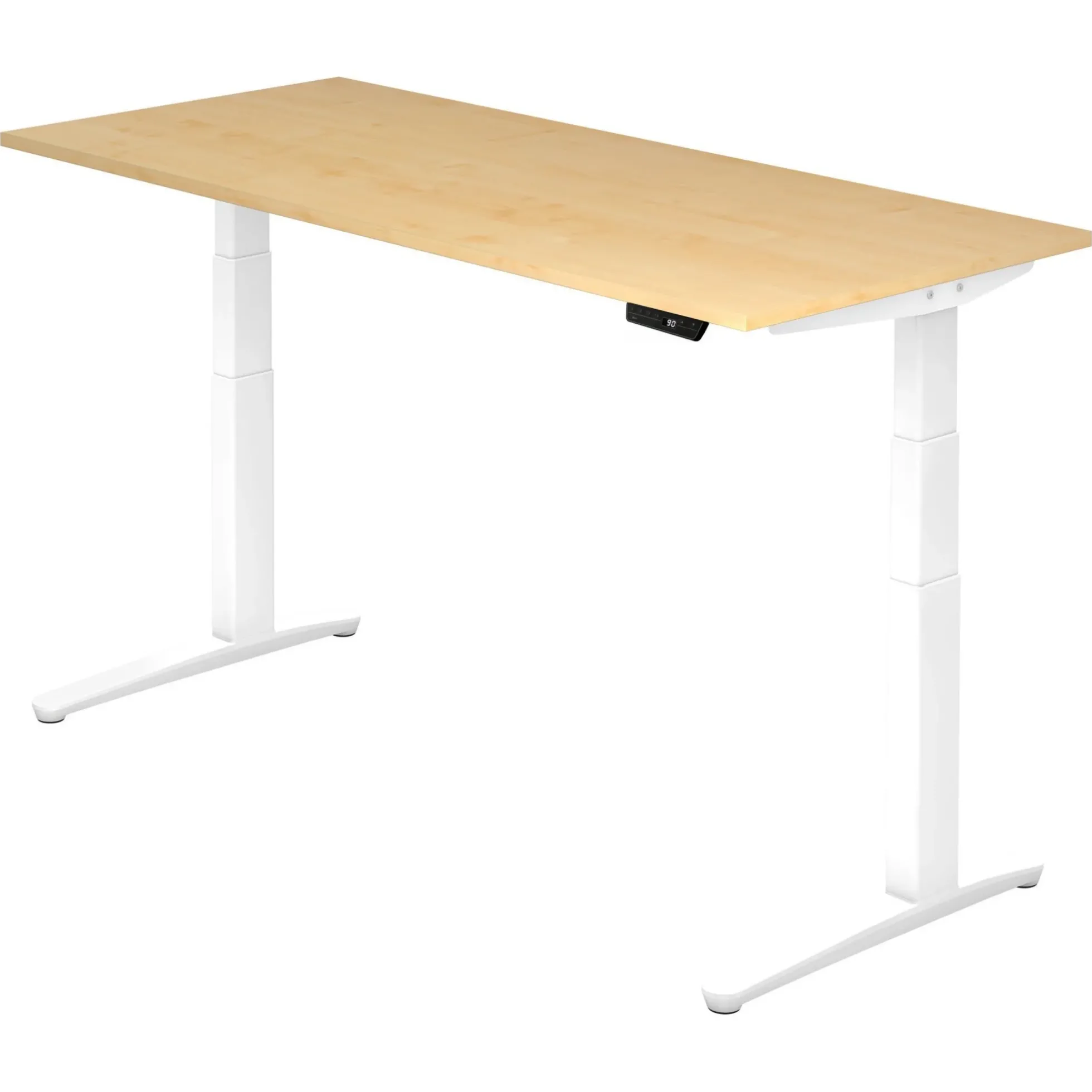 XBHM 19 WW | Schreibtisch 180 x 80 elektrisch höhenverstellbar Ahorn