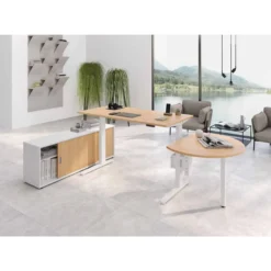 XBHM 19 WW | Schreibtisch 180 x 80 elektrisch höhenverstellbar Weiß