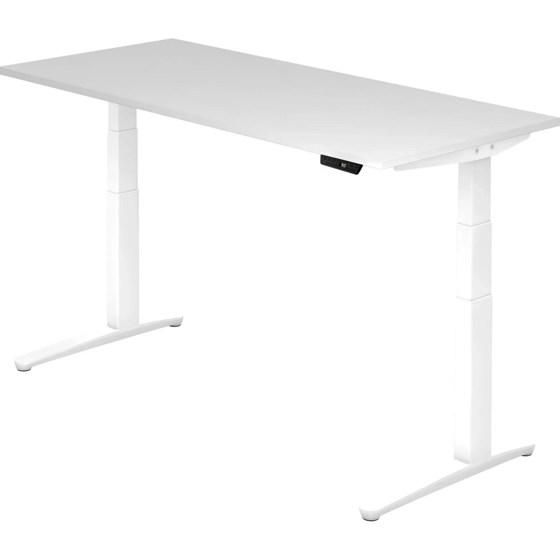 XBHM 19 WW | Schreibtisch 180 x 80 elektrisch höhenverstellbar Weiß