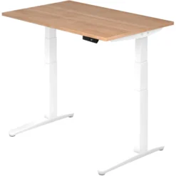 XBHM 12 WW | Schreibtisch 120 x 80 elektrisch höhenverstellbar Nussbaum