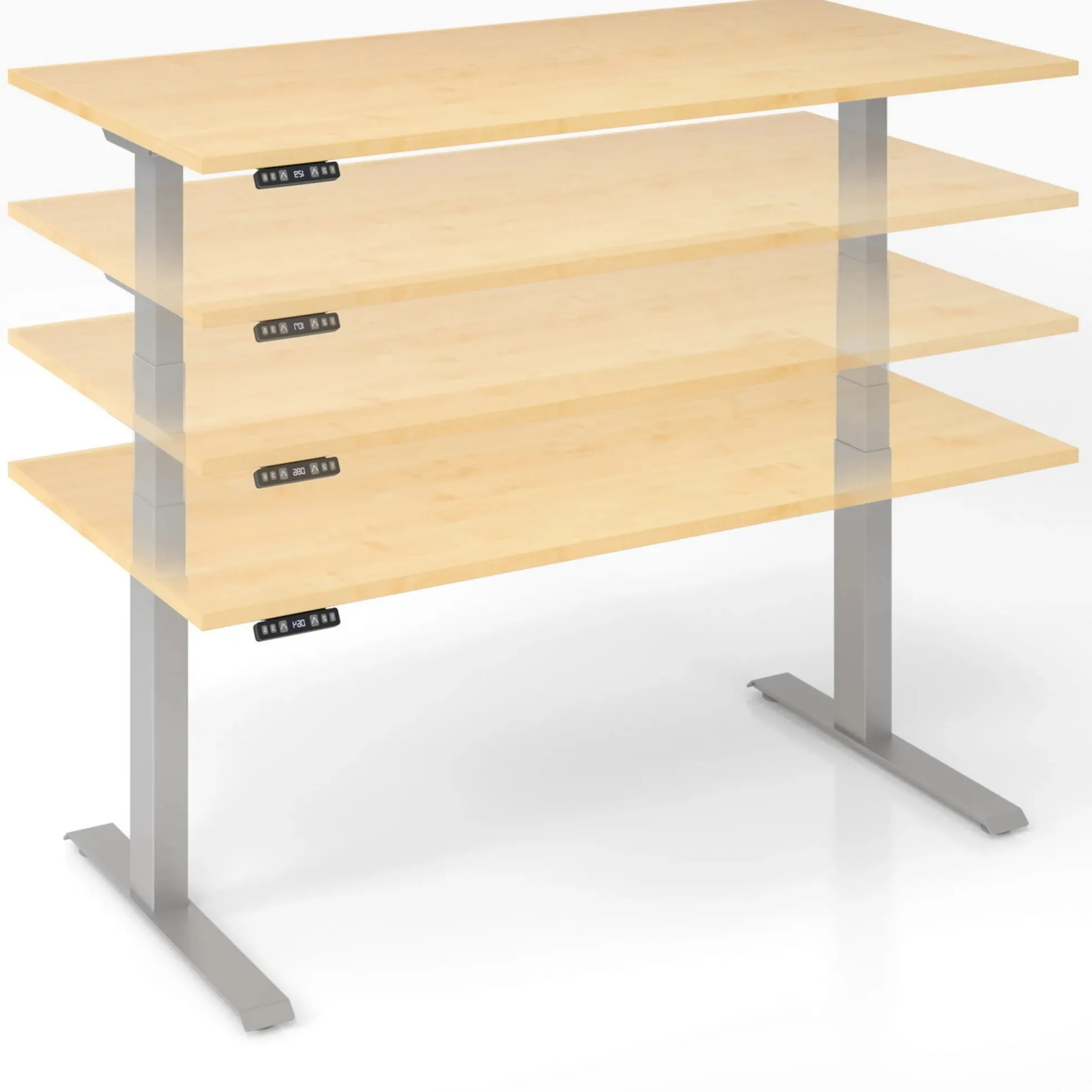XDKB 19 G | Schreibtisch Grau