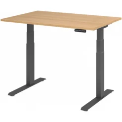 XDKB 12 G | Schreibtisch 120 x 80 elektrisch höhenverstellbar Eiche