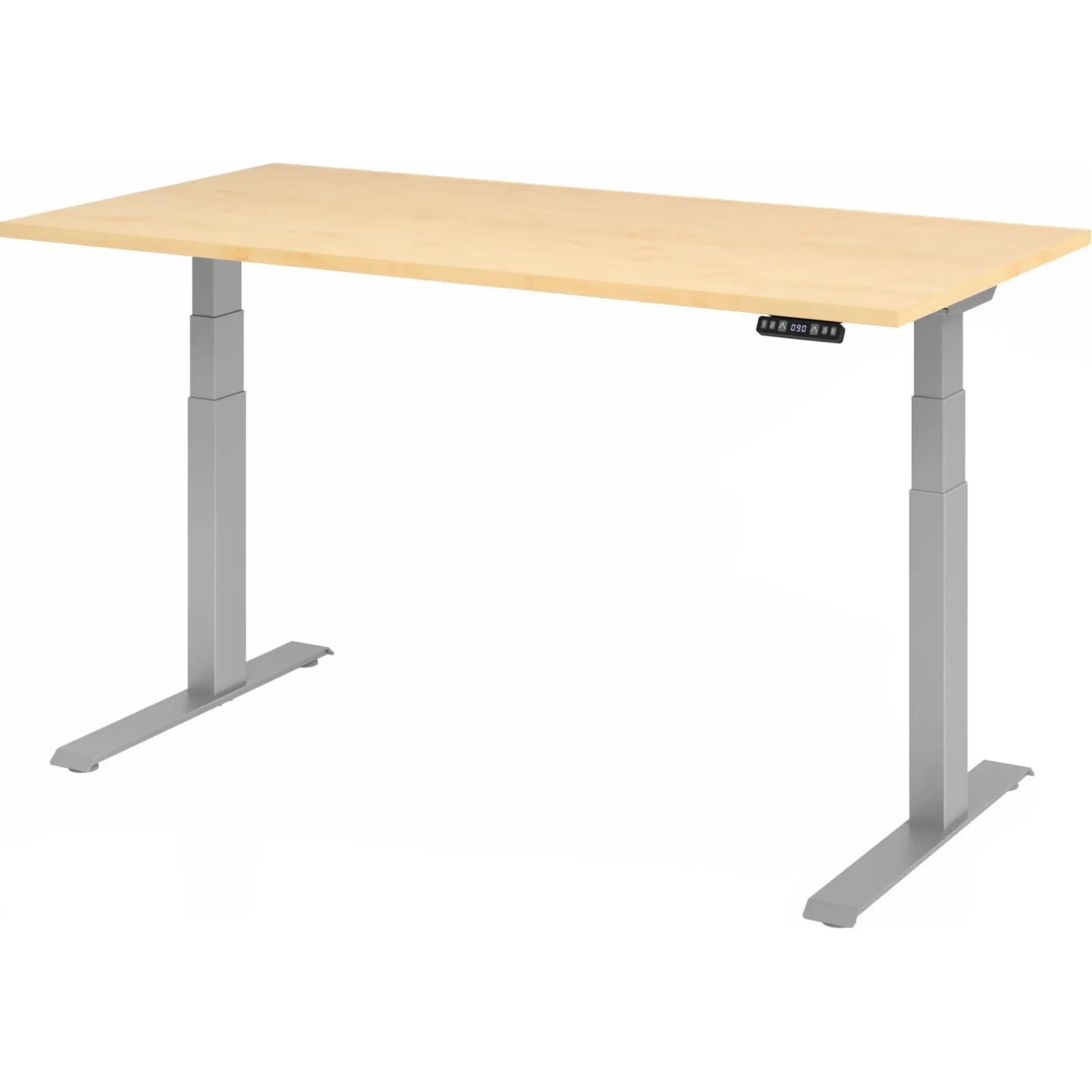 XDKB 16 S | Schreibtisch 160 x 80 elektrisch höhenverstellbar Ahorn