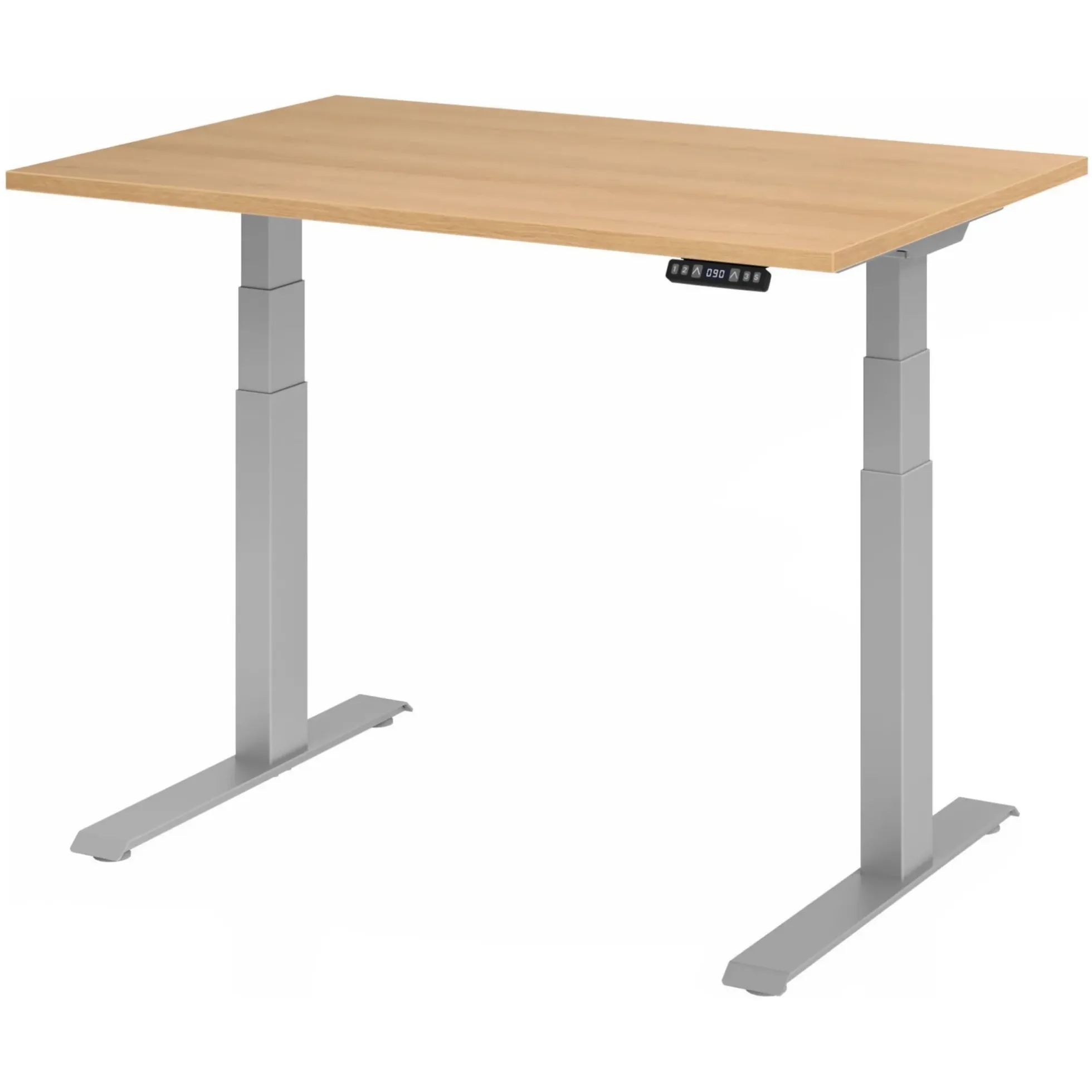 XDKB 12 S | Schreibtisch 120 x 80 elektrisch höhenverstellbar Eiche