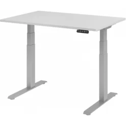 XDKB 12 S | Schreibtisch 120 x 80 elektrisch höhenverstellbar Grau