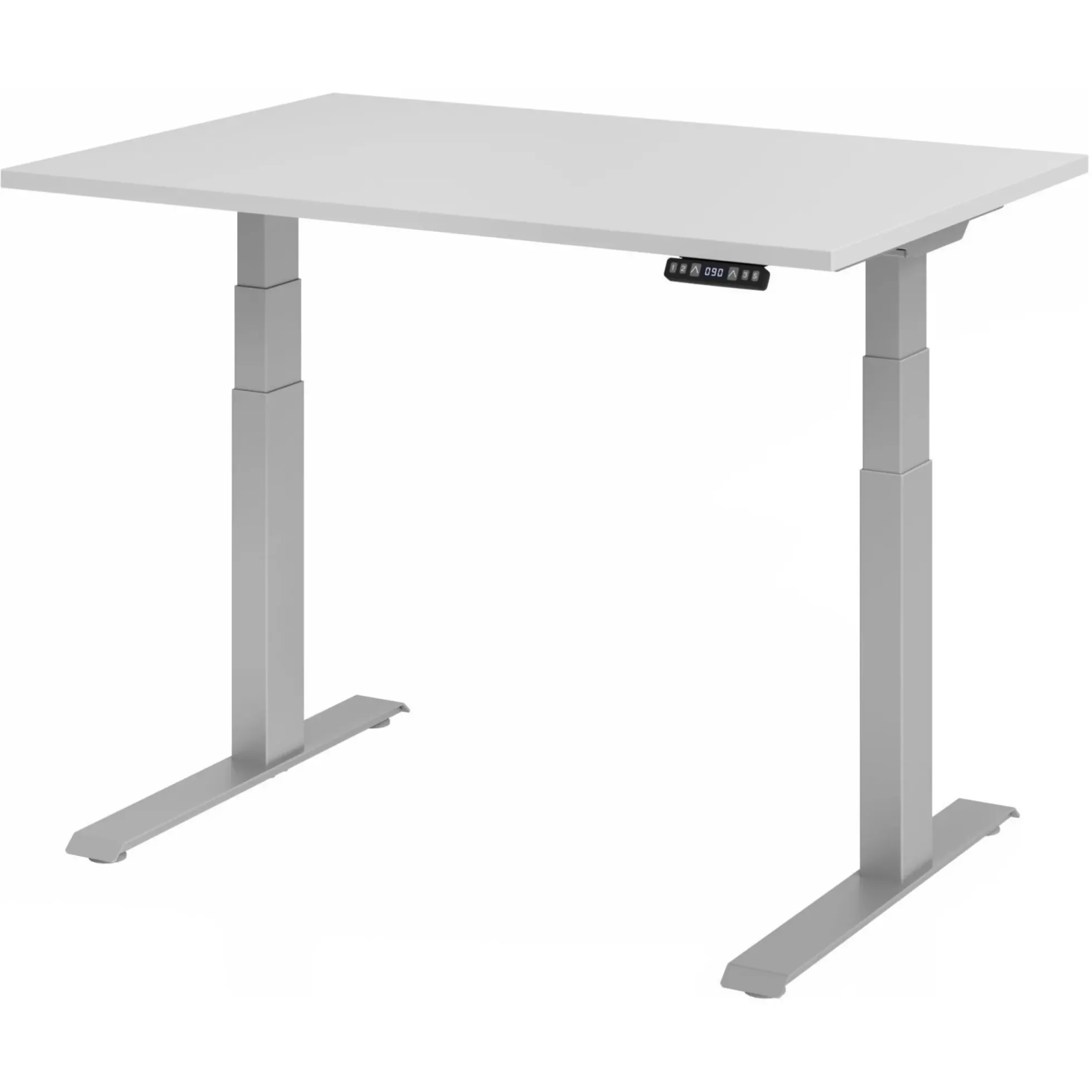 XDKB 12 S | Schreibtisch 120 x 80 elektrisch höhenverstellbar Grau