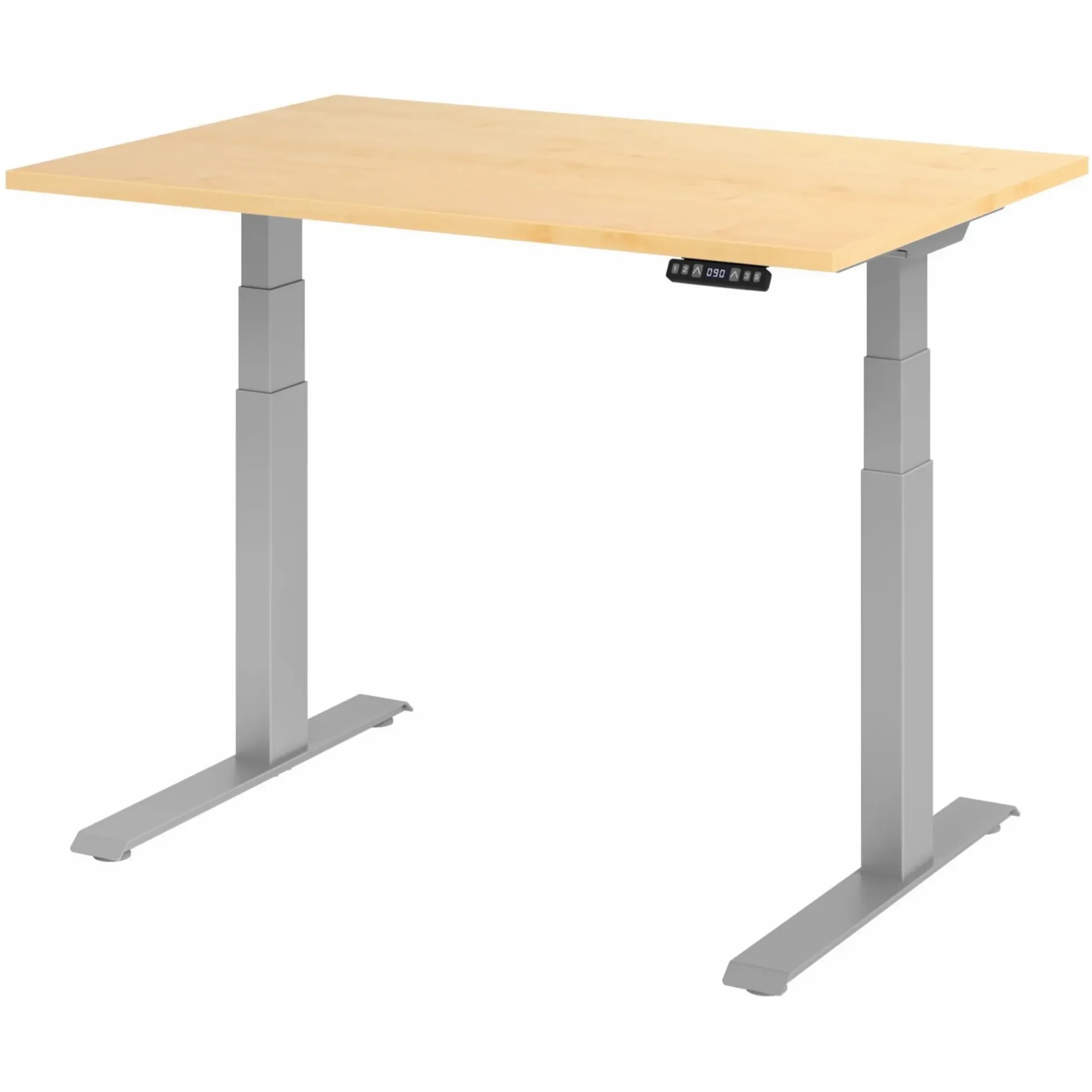 XDKB 12 S | Schreibtisch 120 x 80 elektrisch höhenverstellbar Ahorn