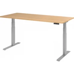 XDKB 19 S | Schreibtisch 180 x 80 elektrisch höhenverstellbar Eiche